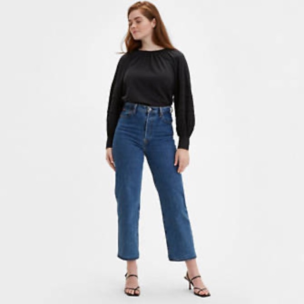 levi’s ribcage straight ankle jeans